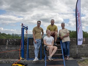 Sensations fortes garanties en Aveyron, le saut à l'élastique débarque à Espalion !