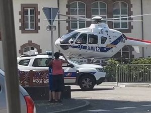 Un artisan fait une chute de 7 mètres depuis le toit du presbytère, il est évacué par hélicoptère vers l'hôpital de Rodez