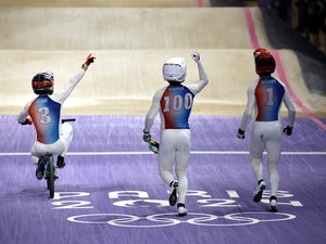 JO de Paris 2024 : bronze, argent et or, les Français font le triplé sur l'épreuve BMX racing, une première en 100 ans !