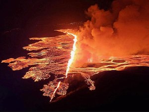 VIDÉOS. Endormi depuis huit siècles, fissure de 4 km de long.... les images spectaculaires de la sixième éruption d'un volcan en Islande depuis décembre