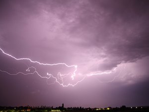 MÉTÉO. Les images spectaculaires des orages dans l'Aveyron durant la soirée du samedi 24 août