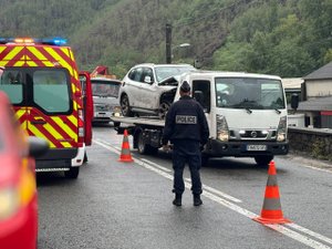 Collision frontale entre deux voitures sur la RD840, en Aveyron : trois blessés transportés à l'hôpital