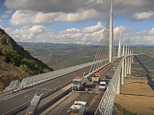 A 75 : la circulation sur le viaduc de Millau impactée par un chantier de renouvellement des chaussées