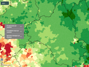 CARTE. La commune la plus bio de l'Aveyron est juste à côté de celle qui utilise le plus de pesticides... Et la vôtre ?