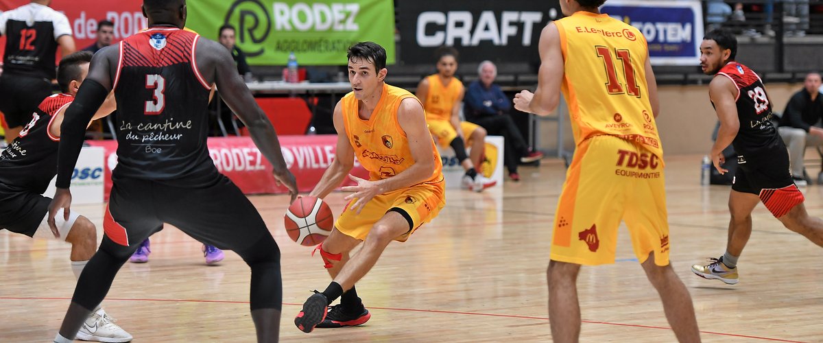 Basket-ball : J’ai senti beaucoup de monde derrière moi, apprécie Luca Bonnal après son retour à Rodez