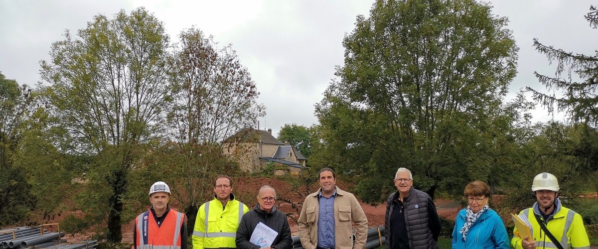 Le chantier des travaux d’assainissement de Saint-Julien-de-Rodelle est lancé