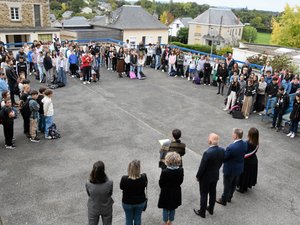 Mixité, laïcité, numérique et hommage avec le recteur d'académie en visite en Aveyron