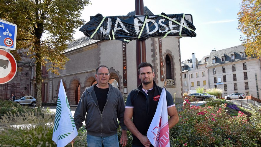 VIDEO. Farmers’ anger: the prefecture panel covered in Rodez, FDSEA and JA de Aveyron ready to move