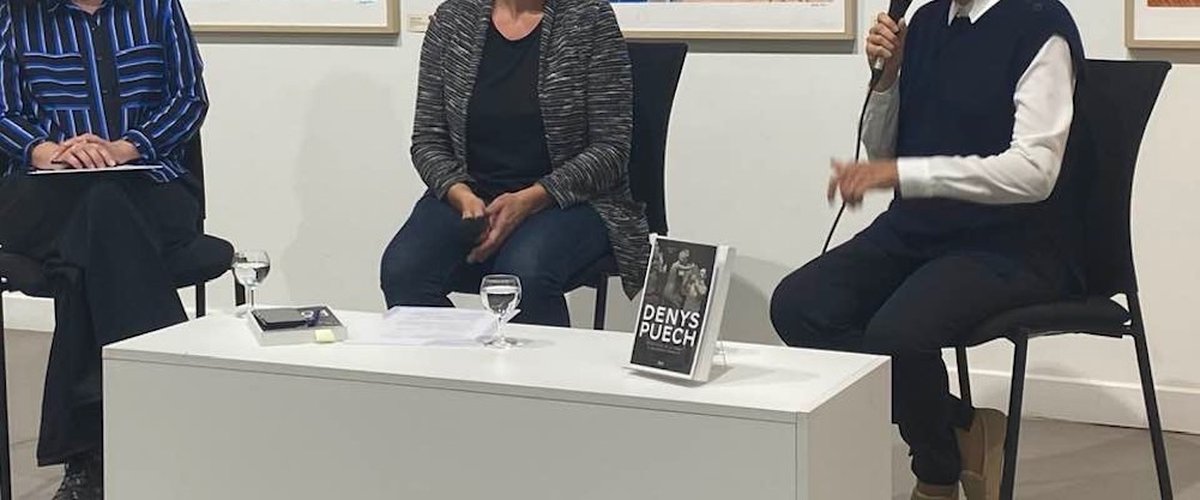 Bozouls. Laetitia Bex a présenté son ouvrage sur le sculpteur Denys Puech à la Galerie