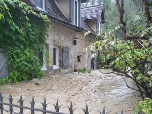 Tempête Leslie. 