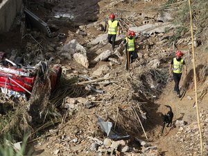 Inondations meurtrières en Espagne : le bilan est de 219 morts, on estime désormais à au moins 93 le nombre de personnes disparues