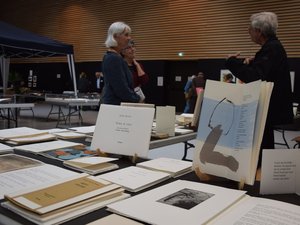 Ouverture de la 4e Biennale du livre d'artiste à la salle des fêtes de Rodez