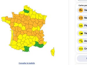 Dépression Caetano : 29 départements en vigilance orange neige, 17 en orange à cause de vents entre 100 et 150 km/h, un jeudi très perturbé se profile