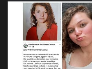 Disparition de Morgane, 13 ans : une battue rassemble des centaines de volontaires, dont des joueurs de l'EA Guingamp, le point sur l'enquête