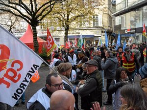 Manifestation du 5 décembre : en Aveyron, une première journée de mobilisation qui en appelle d'autres pour les fonctionnaires