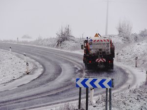 État des routes en Aveyron : la neige rend 