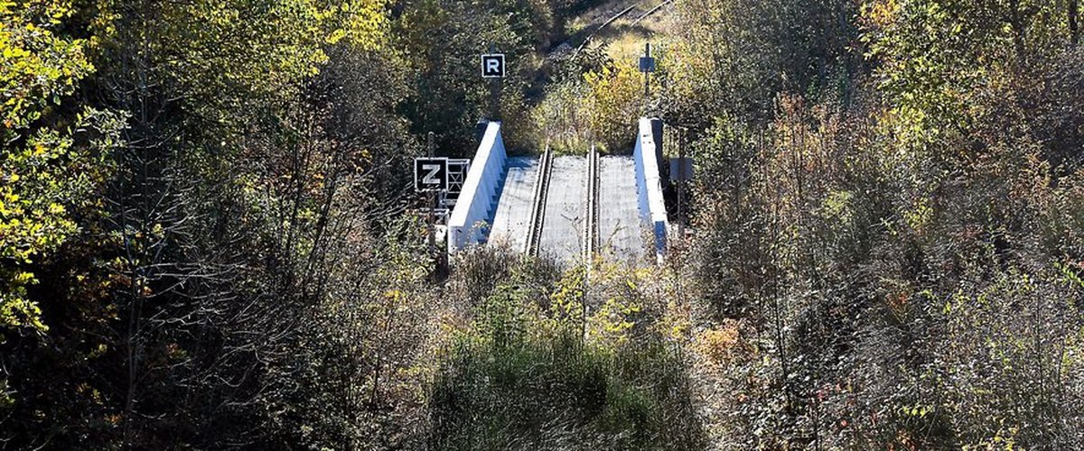 Train Rodez-Millau : les cheminots en opération débroussaillage pour dénoncer la suspension du projet