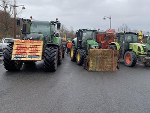 Prix du lait de brebis : la Coordination rurale dans les rues de Roquefort-sur-Soulzon