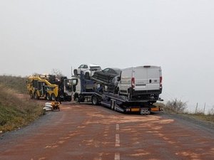 Collision entre une voiture et un camion : un homme de 29 ans blessé dans l'accident près de Millau