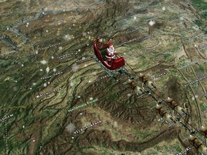 Quand le Père Noël arrive-t-il en France ? Ces cartes interactives permettent de suivre le parcours de son traîneau en temps réel