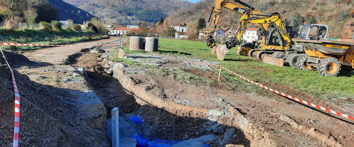 Les réseaux d’eau revus et étendus pour le futur centre logistique de Chronopost à Viviez et Decazeville