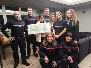 Avec leur journée portes ouvertes, les pompiers de Rodez ont récolté 2 700 euros pour le Téléthon