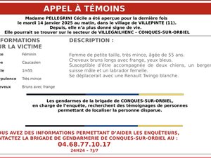 Disparition inquiétante : une femme de 55 ans se volatilise, potentiellement avec ses deux chiens, dans un village de l'Aude