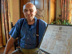 Aveyron : la Légion d'honneur pour Fernand Grimal pour saluer ses combats dans la Résistance et pour la Mémoire