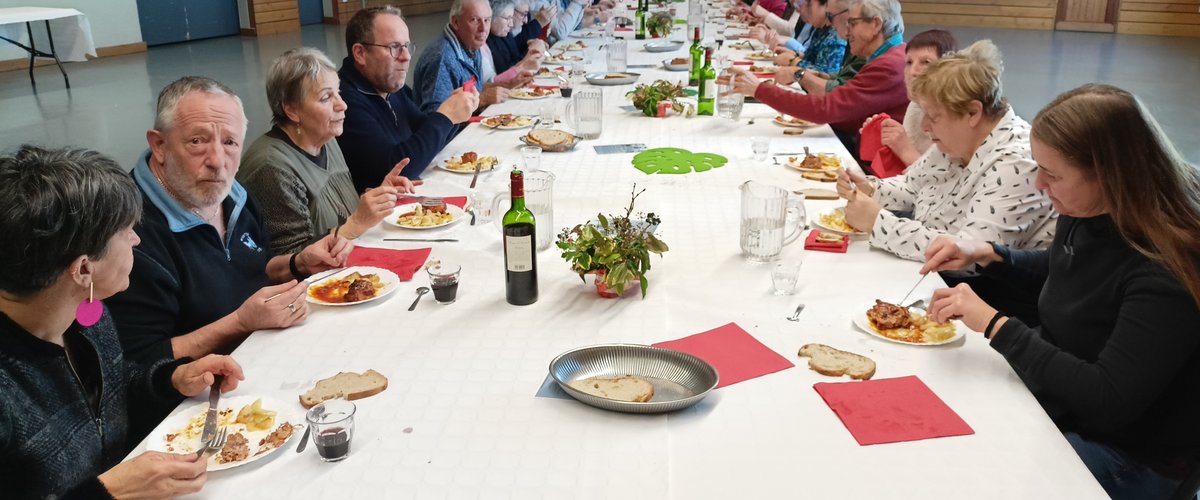 Naucelle actions régale ses bénévoles à Saint-Martial