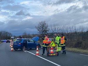 Le pire évité sur la RN 88, un pneu du poids lourd se déchire et provoque un accident avec deux autres véhicules