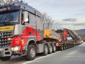 Convoi exceptionnel en Aveyron : des bouchons monstres sur la RN 88, prudence sur la route en direction de Rodez ce jeudi