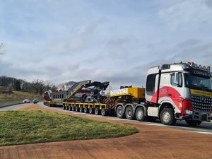 Convoi exceptionnel en Aveyron : le transformateur de 342 tonnes fait une pause ce week-end avant son étape la plus délicate à Entraygues