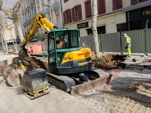 Le chantier de la République ouvre ses portes, une coupure d'eau à prévoir ce lundi à Millau