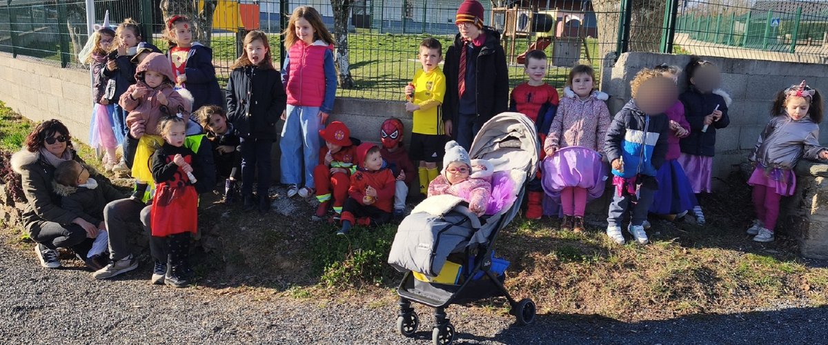 Les écoliers de Salan-Quins ont fêté carnaval dans la bonne humeur