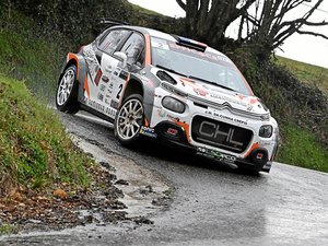 Auto : Jean-Michel Da Cunha dompte les trombes d'eau au rallye de Marcillac