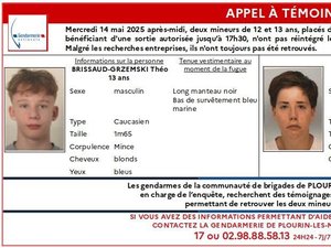 Disparitions inquiétantes d'Estéban et Théo : les jeunes de 12 et 13 ans ont fugué, la gendarmerie est à leur recherche depuis déjà trois jours