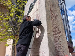Ce monument aux morts érigé en 1920 en Aveyron a été remis à neuf