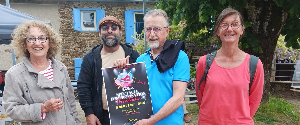 Centrès. Spectacle d’improvisation théâtrale à la salle de fêtes de Tayac, samedi