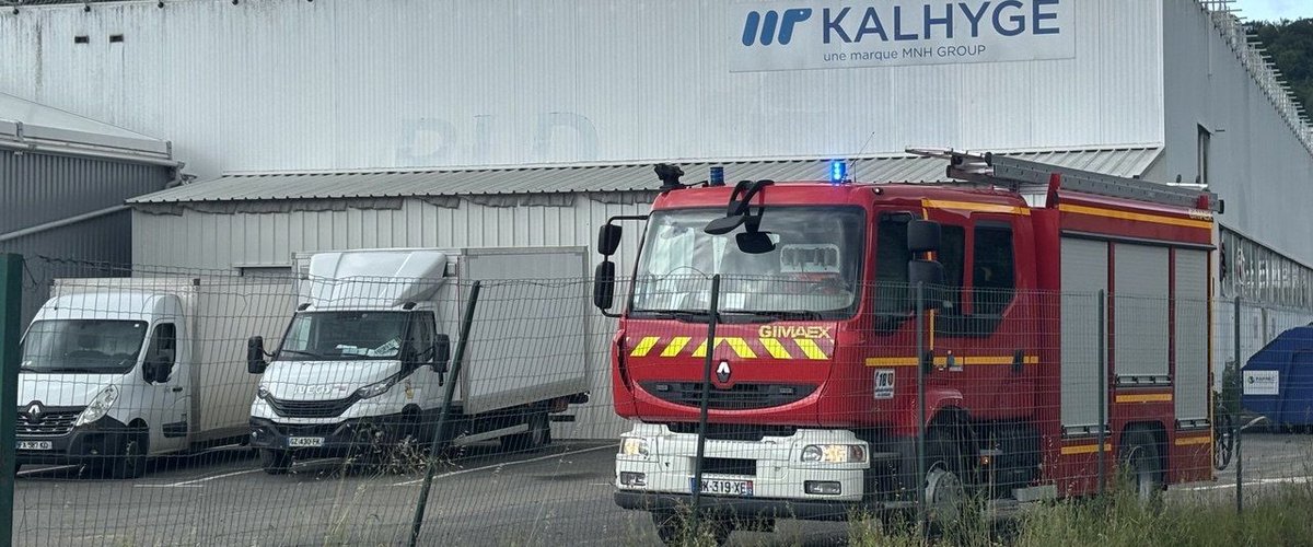 Début d’incendie dans une société de blanchisserie : le personnel maîtrise le feu avant l’arrivée des secours