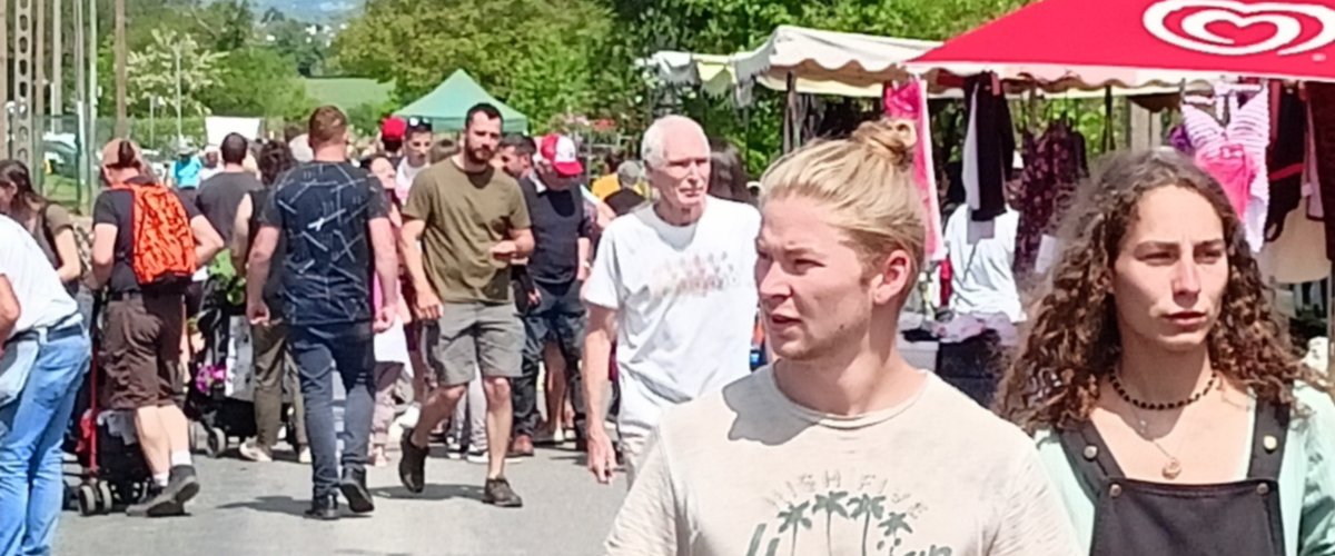 Naucelle. Le marché côté jardin proposait une offre variée