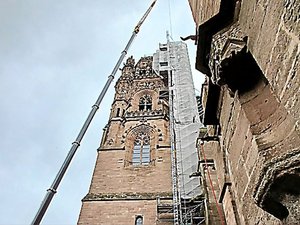 Cathédrale de Rodez : le grand chantier du clocher se poursuit