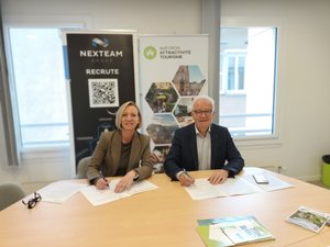 Nexteam, spécialiste de l'aéronautique, signe un partenariat avec Attractivité tourisme pour afficher ses besoins en recrutement