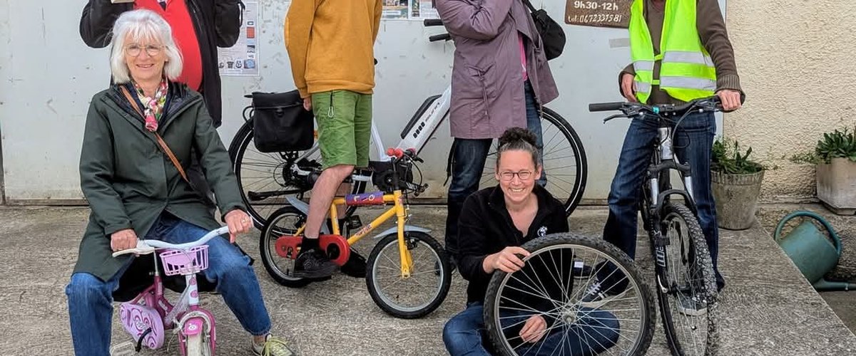 Laissac-Sévérac l'Église. Une journée placée sous le signe  du vélo à la Transformerie