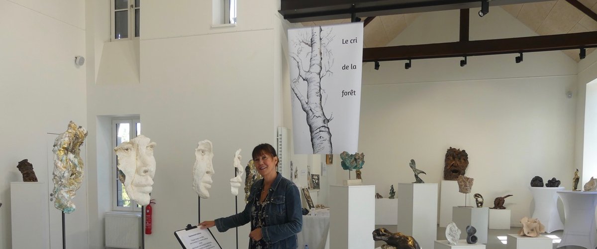 Bozouls. Instant terre, nouvelle exposition  de Véronique Lagarde à la galerie