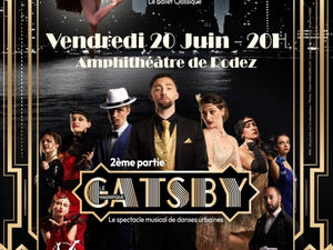 Version danse, retrouvez Gatsby le Magnifique à l'Amphithéâtre de Rodez le vendredi 20 juin