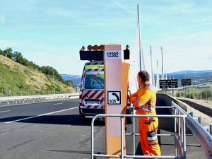 A75 : circulation modifiée, échangeur fermé, vitesse réduite, douze jours de travaux en Aveyron sont programmés