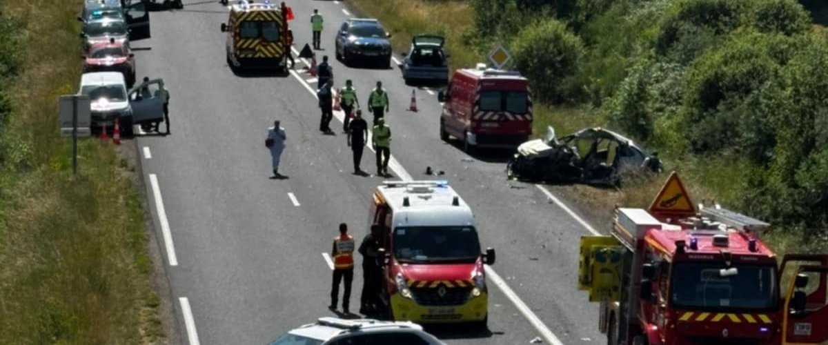 EN IMAGES. Aveyron : grave accident en cours à Pont-de-Salars, la RD 911 fermée à la circulation