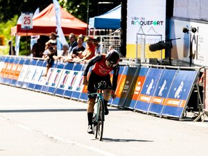 Cyclisme - Route d'Occitanie : l'Espagnol Raul Garcia Pierna s'adjuge le contre-la-montre entre Saint-Affrique et Roquefort-sur-Soulzon