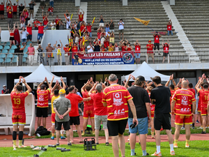 Rugby : la finale de Fédérale 3 Rodez - Saint-Claude se disputera dimanche à Riom, vers une soirée de fête en suivant devant le stade Paul-Lignon