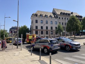 Le moteur d'un bus prend feu à Rodez, la circulation fortement perturbée en centre-ville